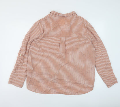 Womens UK Size M Stradivarius Pink Basic Blouse