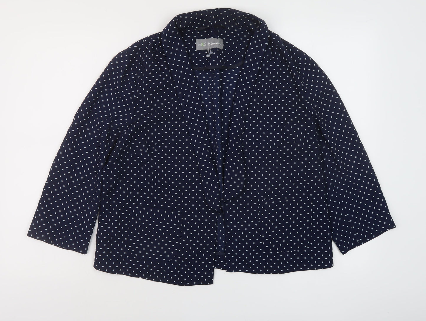 Womens UK Size 14 Marks and Spencer Blue Jacket