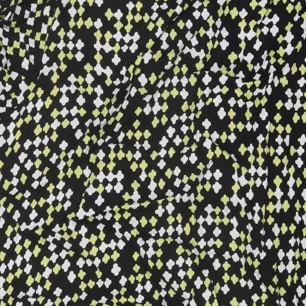 Monsoon Womens Multicoloured Geometric Viscose Tank Dress Size 18 Round Neck Pullover