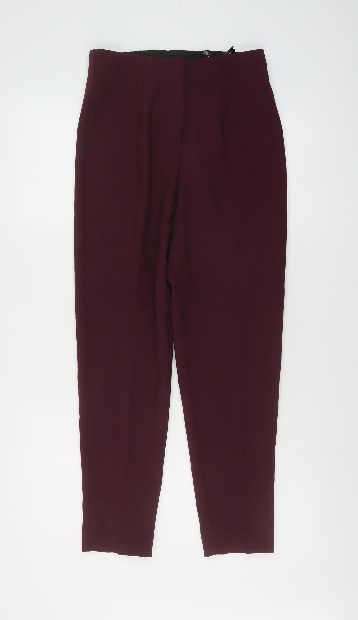 Womens UK Size S VERO MODA Regular Fit Chino Purple Trousers