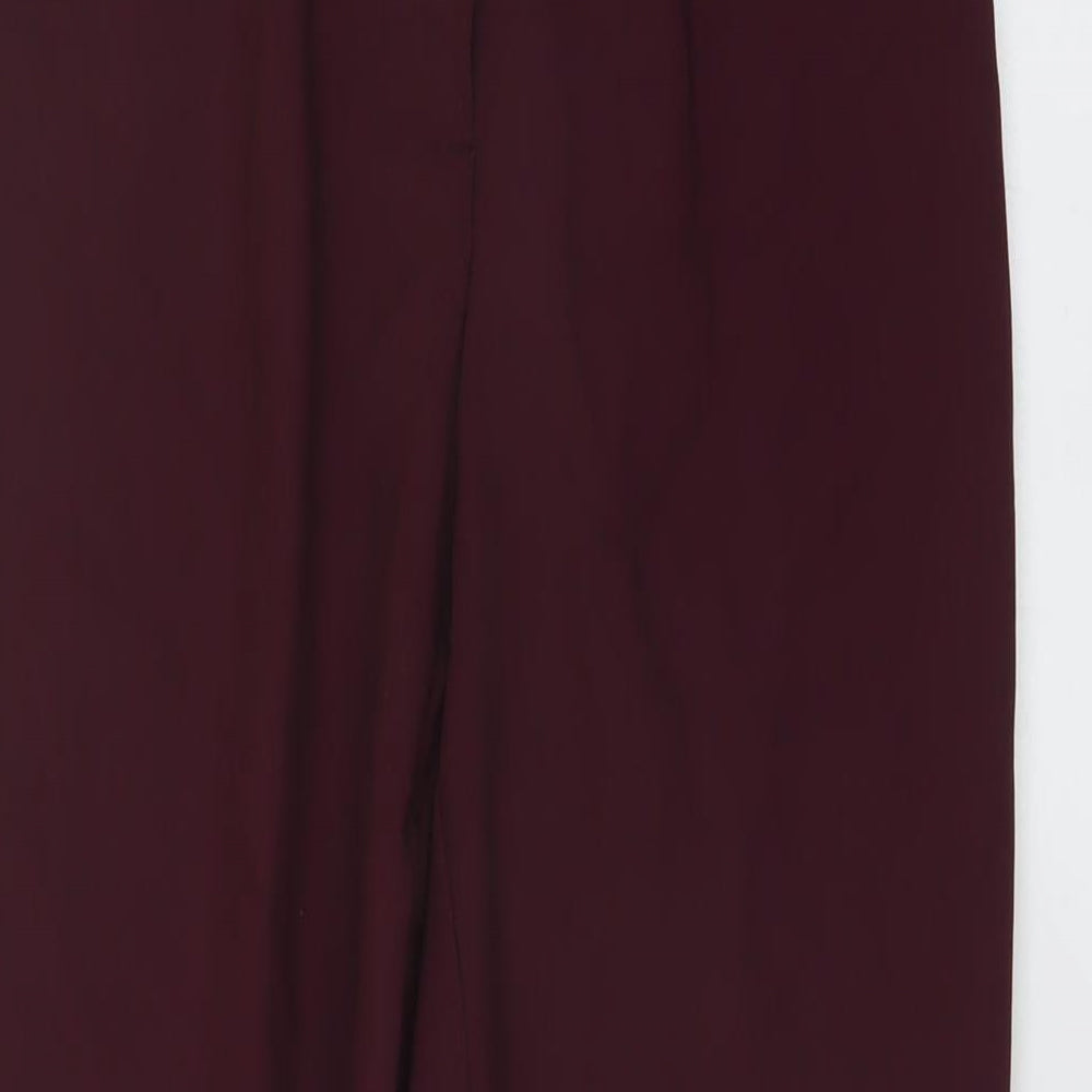 Womens UK Size S VERO MODA Regular Fit Chino Purple Trousers