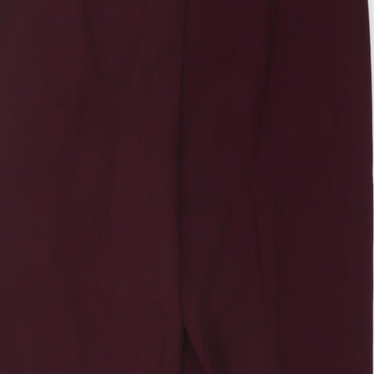 Womens UK Size S VERO MODA Regular Fit Chino Purple Trousers