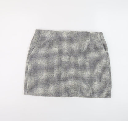 Womens UK Size 32 in Uniqlo Mini Tweed Skirt