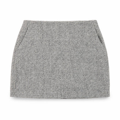 Womens UK Size 32 in Uniqlo Mini Tweed Skirt