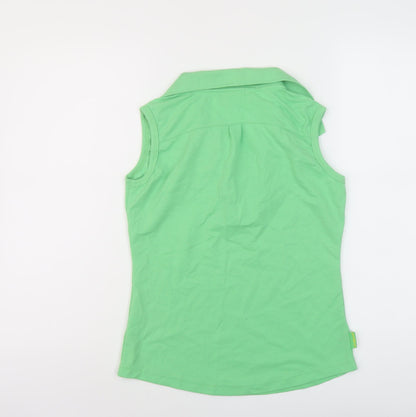 Womens UK Size 12 LA Gear Green Basic Polo