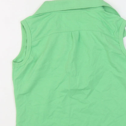 Womens UK Size 12 LA Gear Green Basic Polo