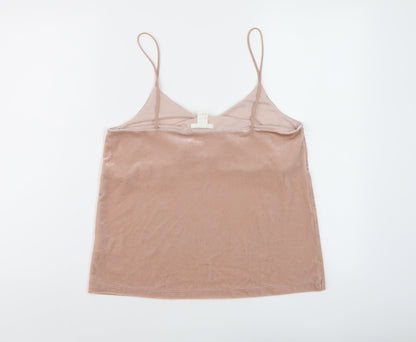 Womens UK Size S H&M Pink Camisole Tank