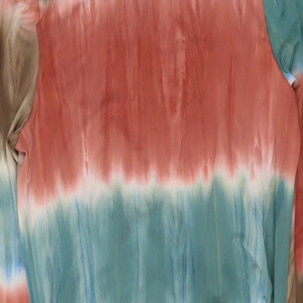 Fashion Nova Womens Multicoloured Polyester Mini Size S Cowl Neck Pullover