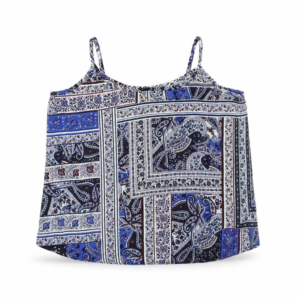 Womens UK Size M Cotton On Blue Camisole Blouse