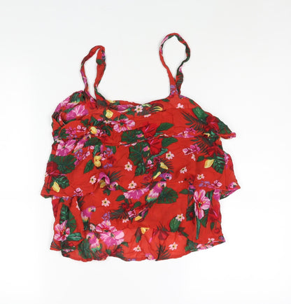 Womens UK Size 12 Monsoon Red Camisole Blouse