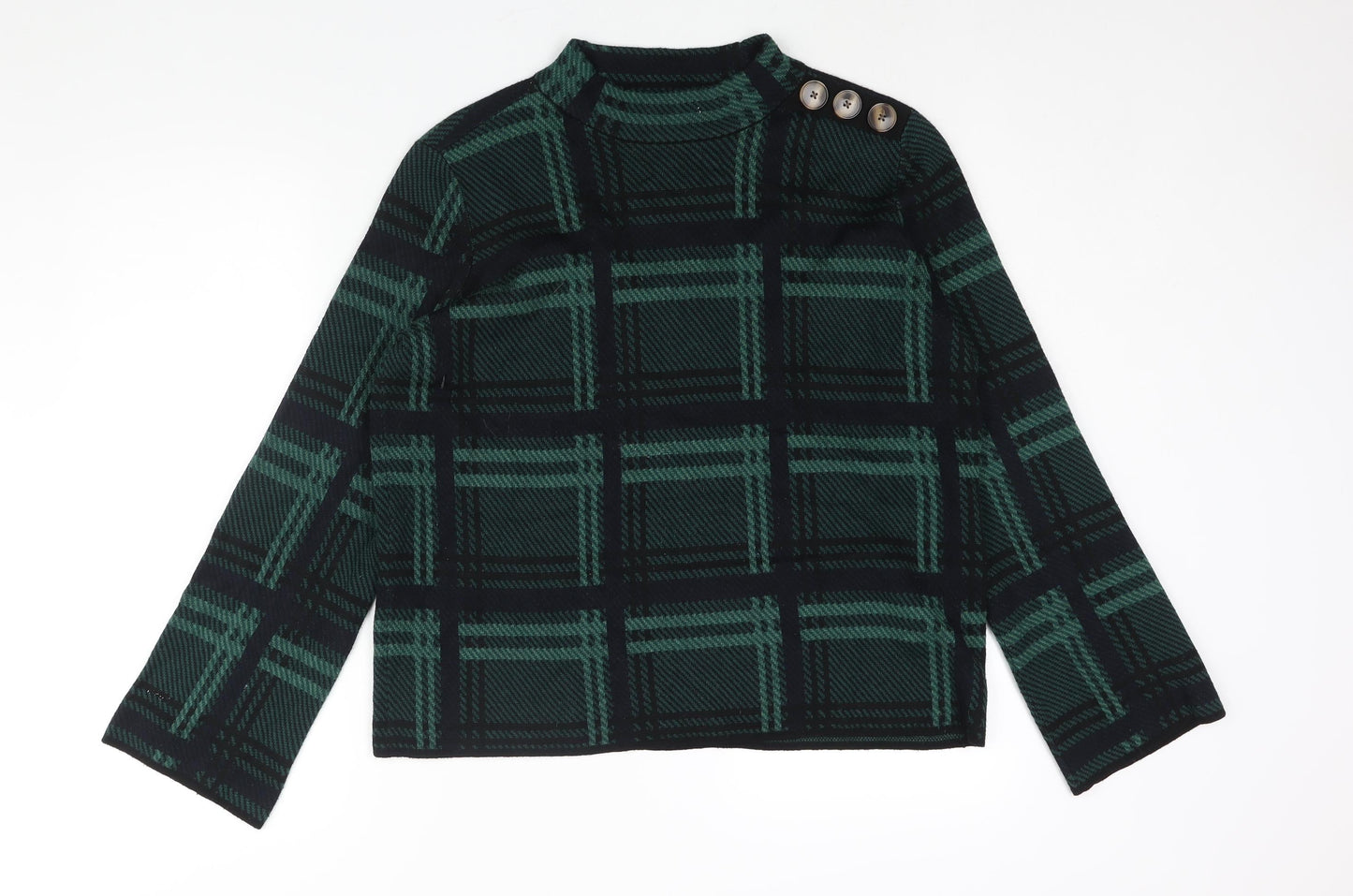 Womens UK Size 12 Warehouse Green Pullover Jumper