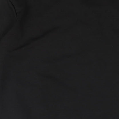 Urban Mist Womens Black Polyester Pullover Sweatshirt Size XL Pullover - Tassle Rhinestone Detail