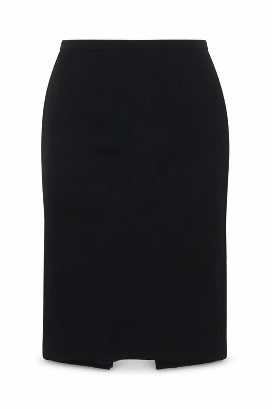 Casual Corner Annex Womens Black Acetate Straight & Pencil Skirt Size 14 Zip - Vented