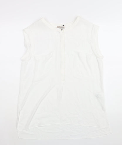 Womens UK Size 12 Marks and Spencer White Camisole Blouse
