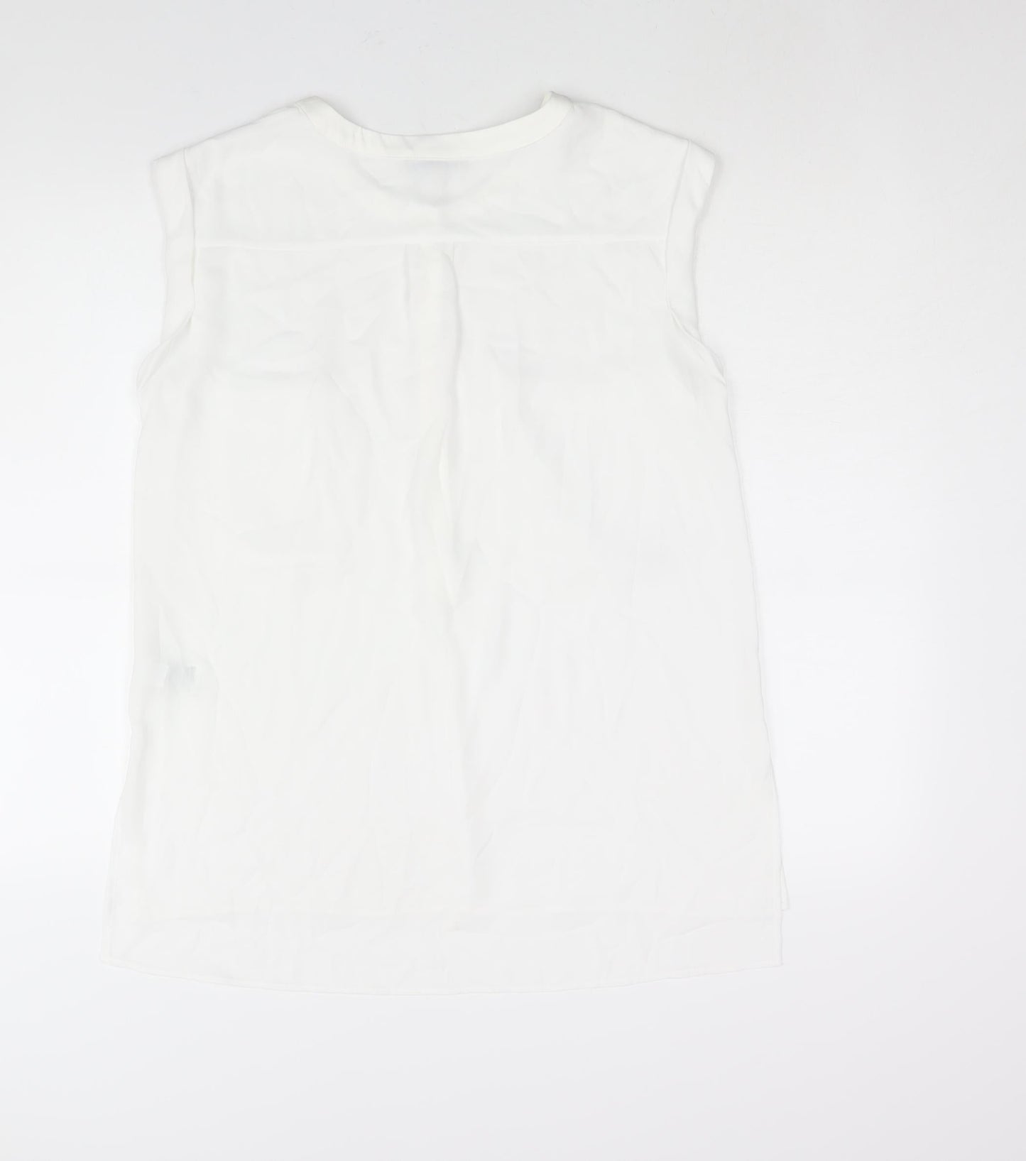 Womens UK Size 12 Marks and Spencer White Camisole Blouse