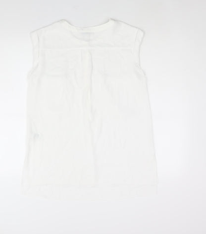 Womens UK Size 12 Marks and Spencer White Camisole Blouse