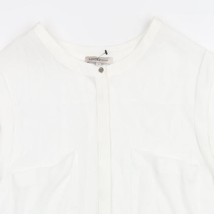 Womens UK Size 12 Marks and Spencer White Camisole Blouse