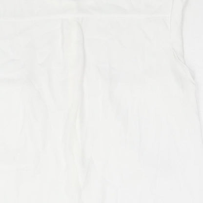Womens UK Size 12 Marks and Spencer White Camisole Blouse