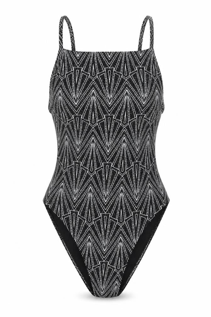 Womens UK Size XS Divided by H&M One-Piece Silver Bodysuit