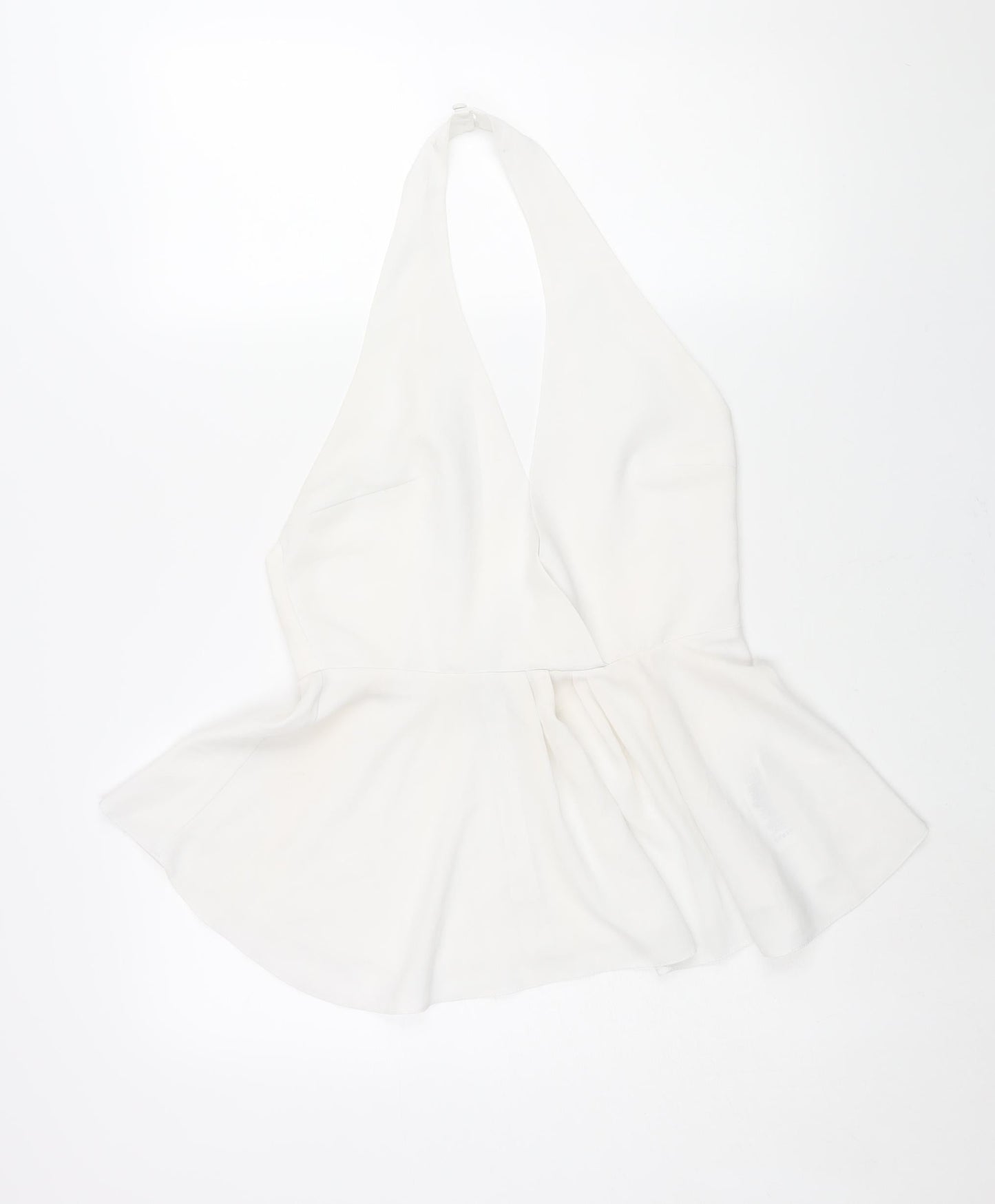 Womens UK Size 12 ASOS White Basic Blouse