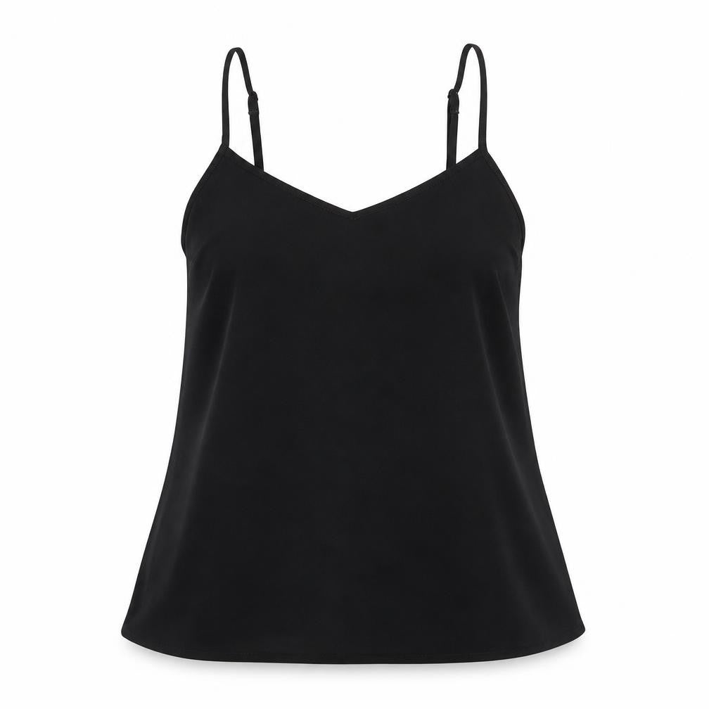 Womens UK Size 8 Marks and Spencer Black Camisole Blouse