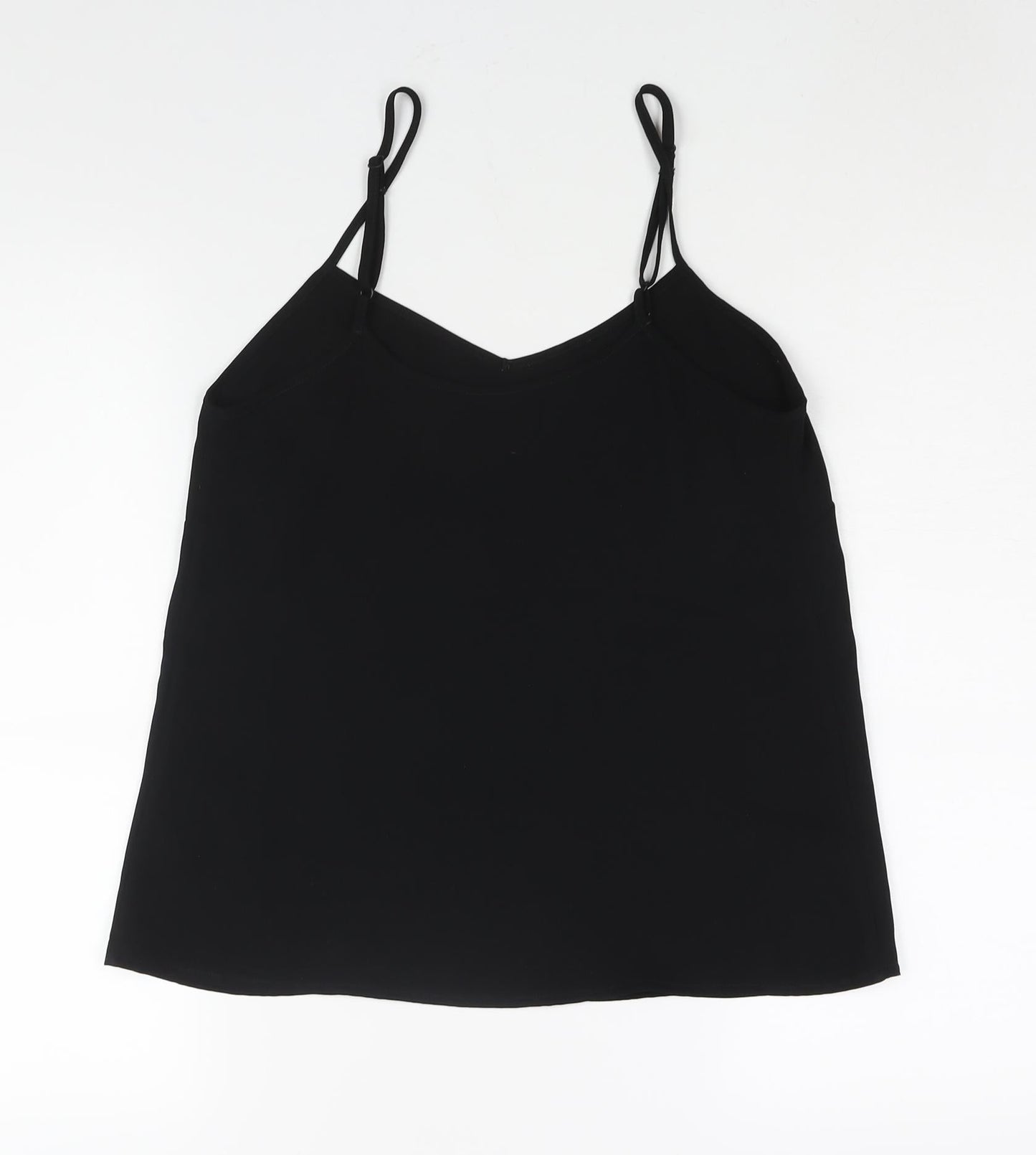 Womens UK Size 8 Marks and Spencer Black Camisole Blouse