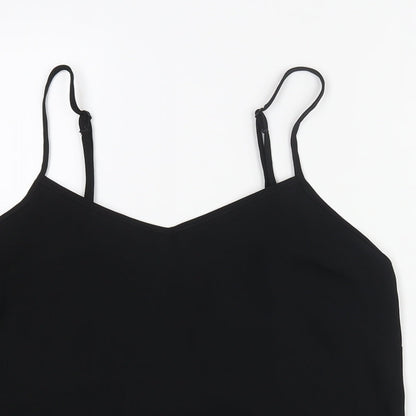 Womens UK Size 8 Marks and Spencer Black Camisole Blouse