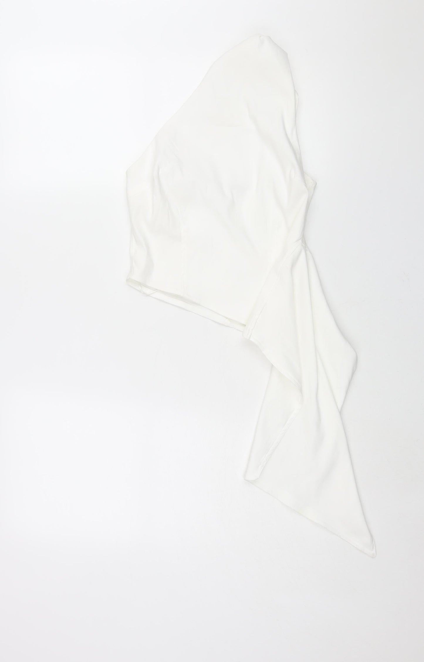 Womens UK Size M Zara White Basic Blouse