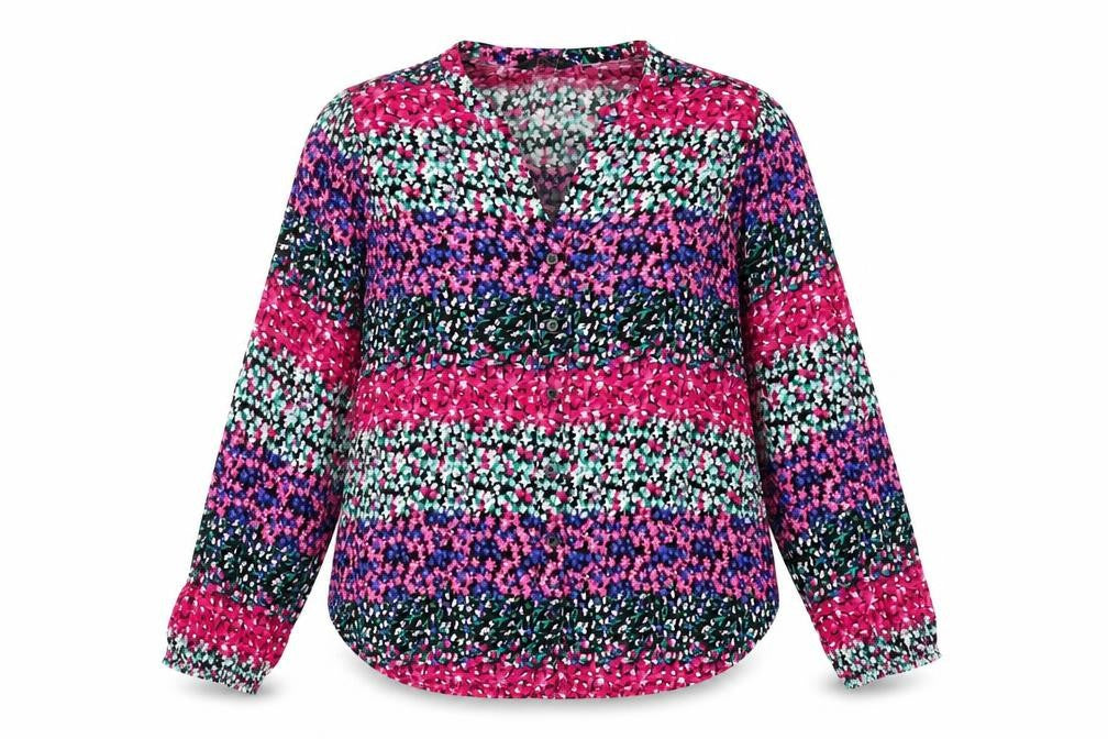Womens UK Size 8 Marks and Spencer Multicoloured Basic Blouse