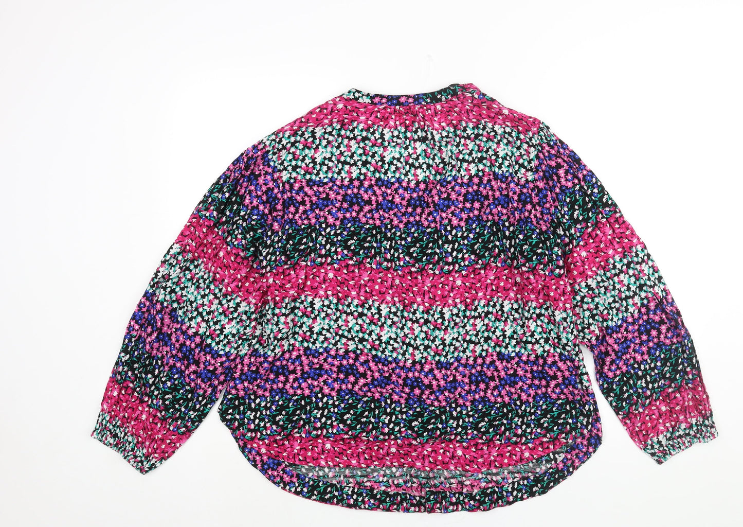 Womens UK Size 8 Marks and Spencer Multicoloured Basic Blouse
