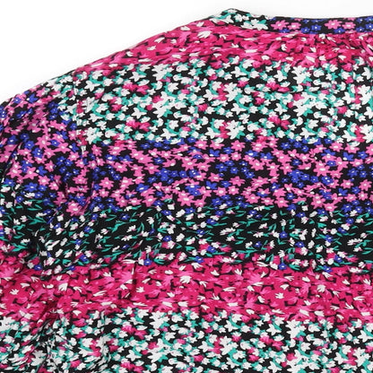 Womens UK Size 8 Marks and Spencer Multicoloured Basic Blouse