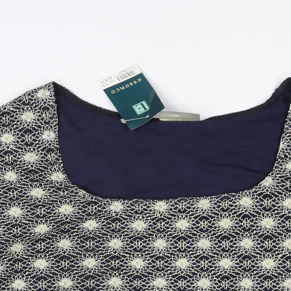 Womens UK Size 26 essence Gold Basic Blouse