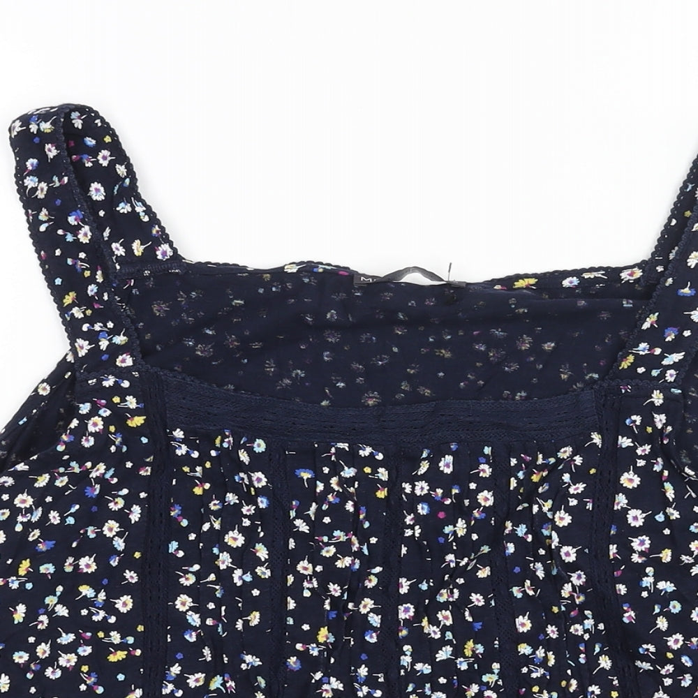 Womens UK Size 18 Marks and Spencer Blue Basic Blouse