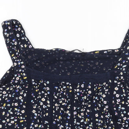 Womens UK Size 18 Marks and Spencer Blue Basic Blouse