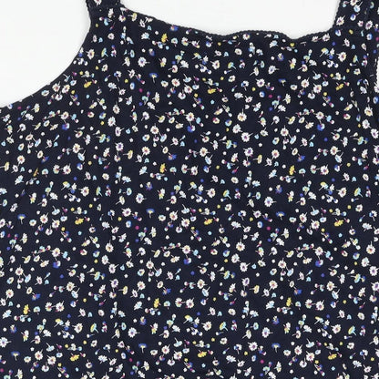 Womens UK Size 18 Marks and Spencer Blue Basic Blouse