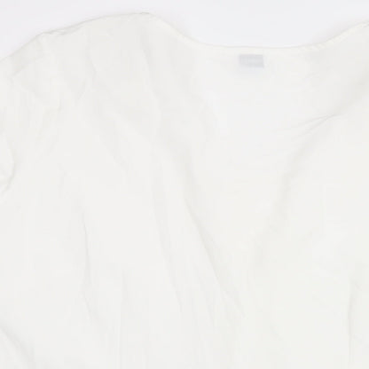 Womens UK Size 22 Wardrobe White Basic Blouse