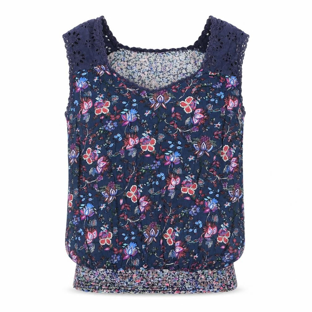 Womens UK Size L Solitaire Blue Camisole Blouse