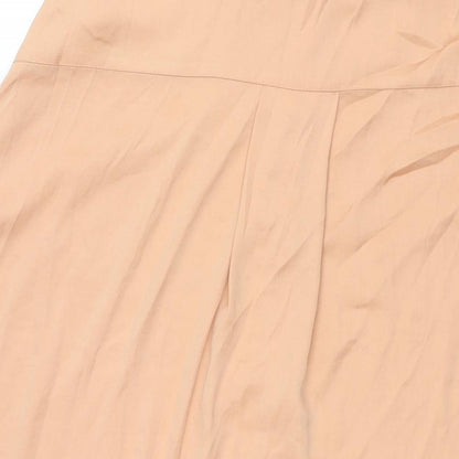 Monki Womens Pink Polyester Shirt Dress Size S Collared Button