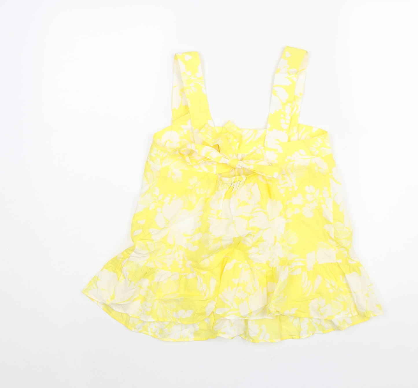 Womens UK Size 6 Marks and Spencer Yellow Camisole Blouse
