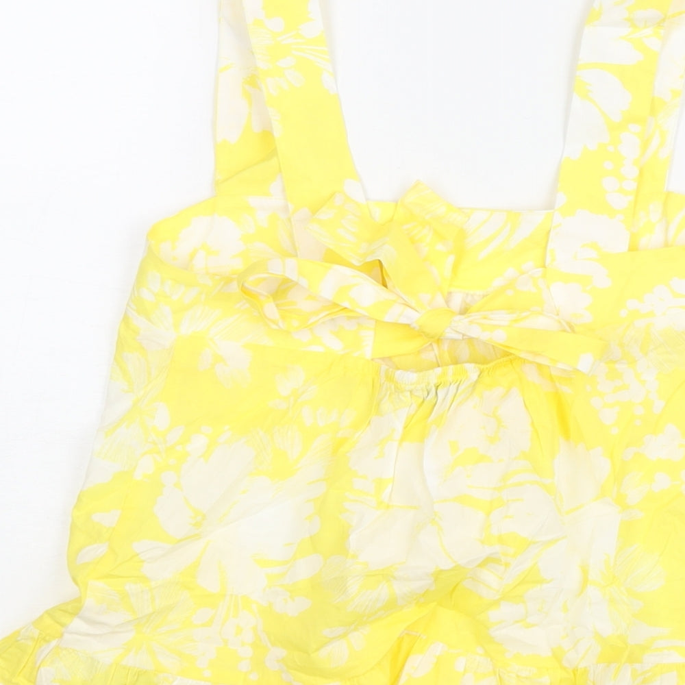 Womens UK Size 6 Marks and Spencer Yellow Camisole Blouse