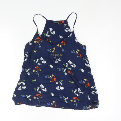 Womens UK Size 6 Warehouse Blue Camisole Blouse