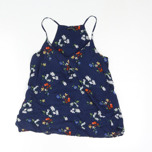 Womens UK Size 6 Warehouse Blue Camisole Blouse