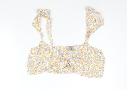 Womens UK Size 18 ASOS Multicoloured Cropped Blouse