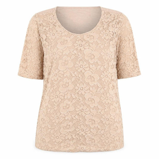 Womens UK Size 12 New Look Pink Basic Blouse