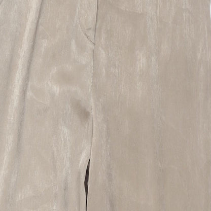 Womens UK Size 10 Missguided Regular Fit  Brown Trousers