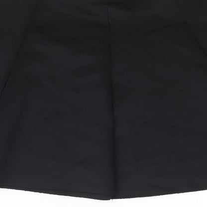 Divided by H&M Womens Black Polyester Skater Skirt Size S