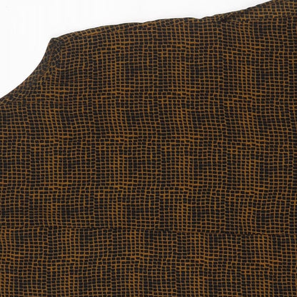 Womens UK Size 16 Topshop Brown Tunic Tank