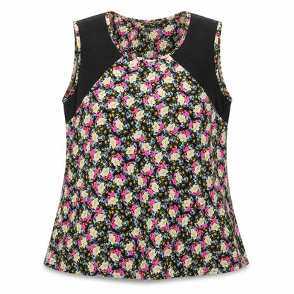 Limited Collection Womens Multicoloured Floral Polyester Basic Tank Size 12 Scoop Neck - Lace