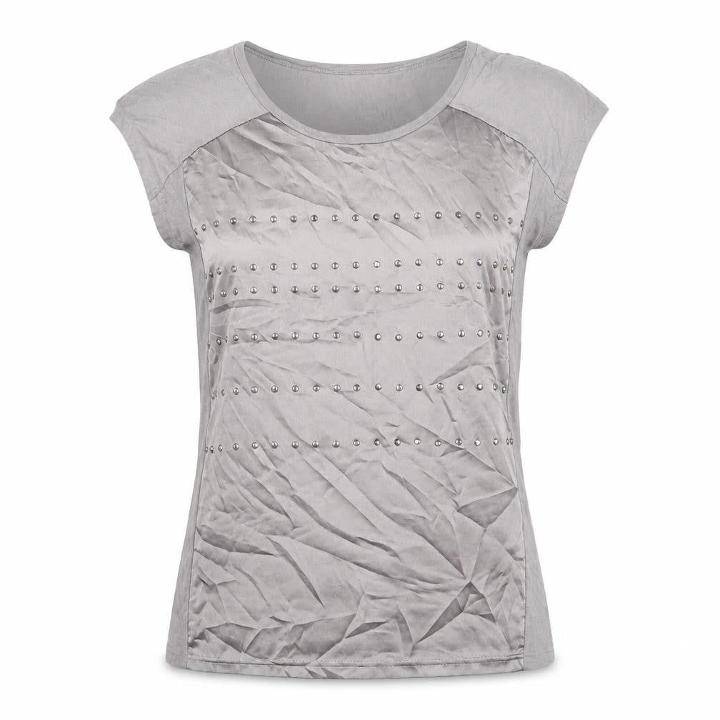 Womens UK Size M Klass Grey Basic T-Shirt
