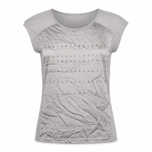 Womens UK Size M Klass Grey Basic T-Shirt